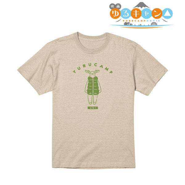 映画『ゆるキャン△』 犬山あおい モチーフ柄 Tシャツ レディース XXXL[アルマビアンカ]《在庫切れ》