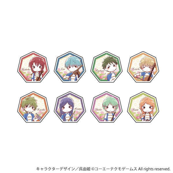 キャラアクリルバッジ 金色のコルダ2 100万人の金色のコルダ 01 マーチング衣装ver グラフアート 8個入りbox A3 ０２月予約