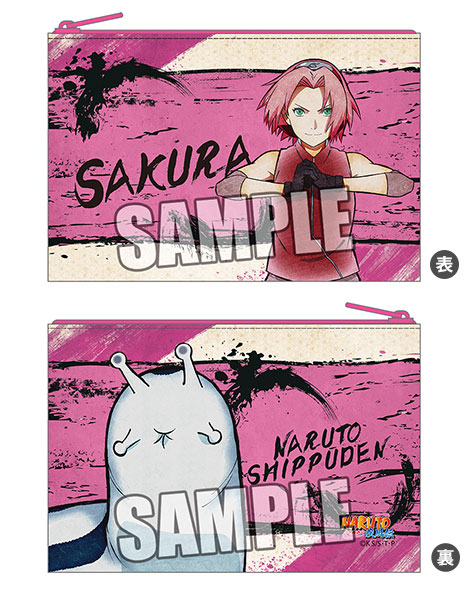 NARUTO-ナルト- 疾風伝 フラットポーチ「春野サクラ」[ブロッコリー]《在庫切れ》
