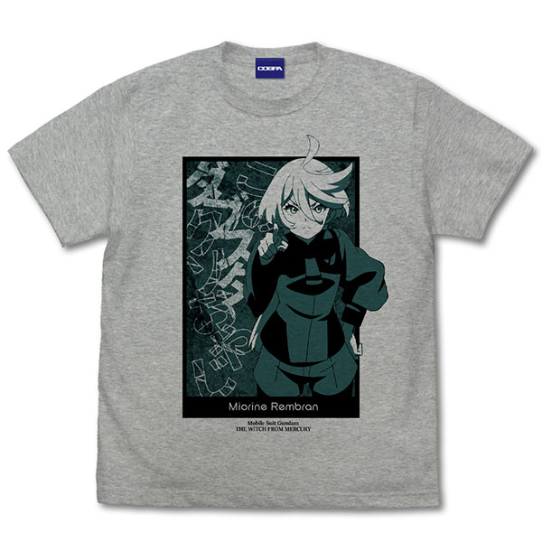 機動戦士ガンダム 水星の魔女 ミオリネ このダブスタクソおやじ Tシャツ/MIX GRAY-M[コスパ]