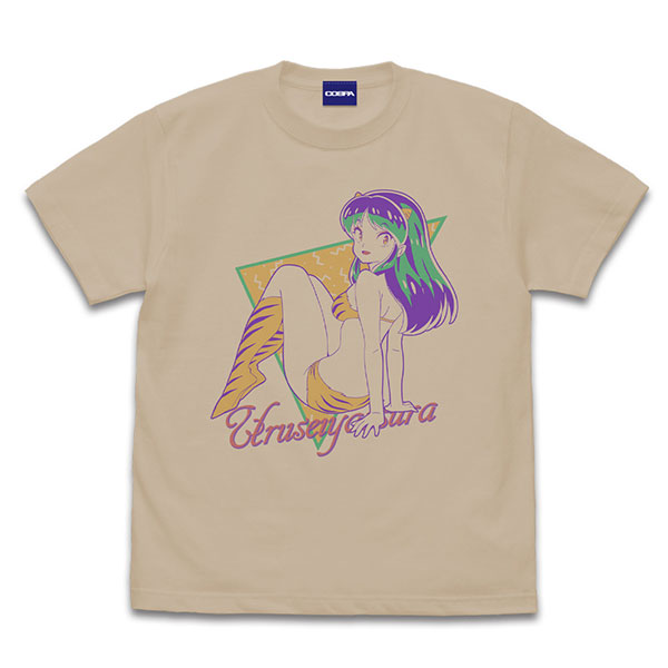 うる星やつら ラム レトロポップ Tシャツ/LIGHT BEIGE-L[コスパ]