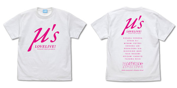 ラブライブ！ μ's Tシャツ/WHITE-L（再販）[コスパ]《０３月予約》