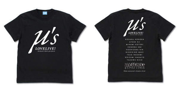 ラブライブ！ μ’s Tシャツ/BLACK-M[コスパ]