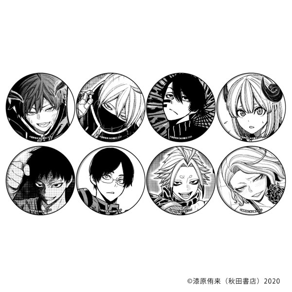缶バッジ「桃源暗鬼」01/鬼ver. 8個入りBOX（再販）[A3]《０４月予約》