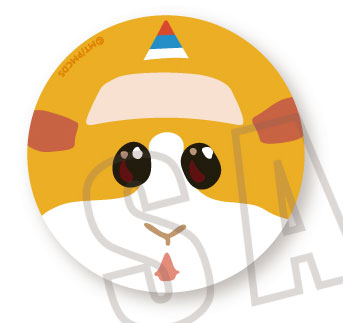 PUI PUI モルカー フェイス缶バッジ 教習ポテト[ACOS]《在庫切れ》