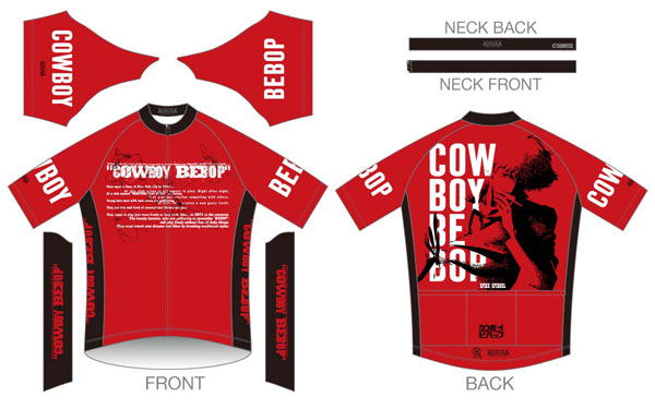 カウボーイビバップ サイクルジャージ スパイクVer. Lサイズ AURORA カウボーイビバップ サイクルジャージ スパイクVer. 3XL[AURORA]《在庫