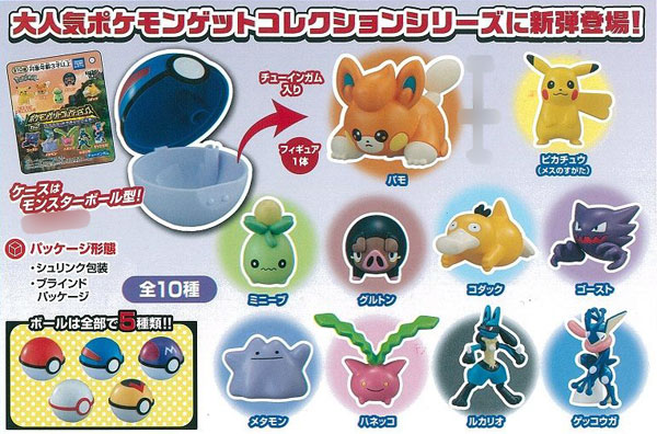 ポケモンゲットコレクションズガム ワクワク！ポケモンとの出会い 10個