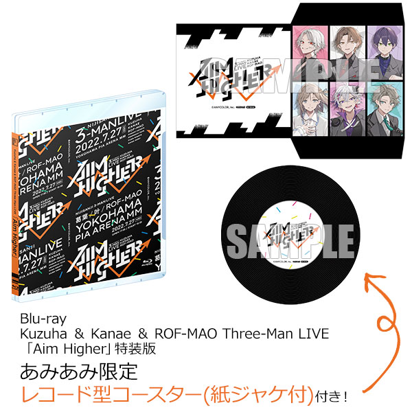 あみあみ限定特典】BD Kuzuha ＆ Kanae ＆ ROF-MAO Three-Man LIVE