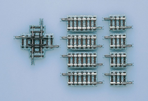 1324 クロッシングレール X37-90(F)(補助レール付)[TOMIX]