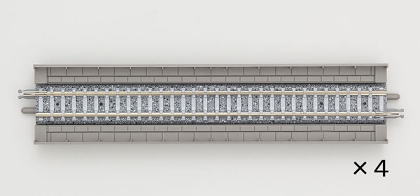 1826 高架橋付PCレールHS158.5-PC(F)(4本セット)[TOMIX]