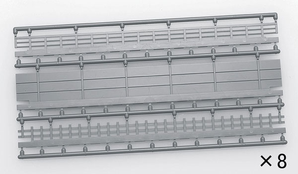 3082 ワイドレール用壁C317内・C280外(3種×8枚入)[TOMIX]