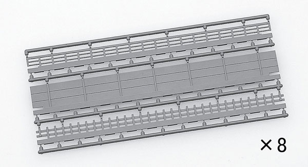 3083 ワイドレール用壁C354内・C317外(3種×8枚入)[TOMIX]