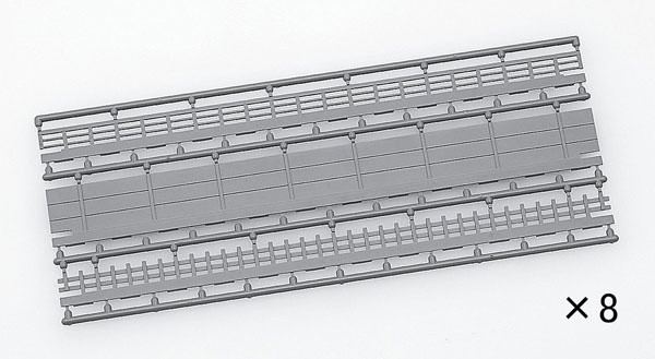 3084 ワイドレール用壁C391内・C354外(3種×8枚入)[TOMIX]