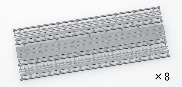 3085 ワイドレール用壁C428内・C391外(3種×8枚入)[TOMIX]