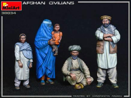 1/35 アフガニスタンの市民(5体入)[ミニアート]