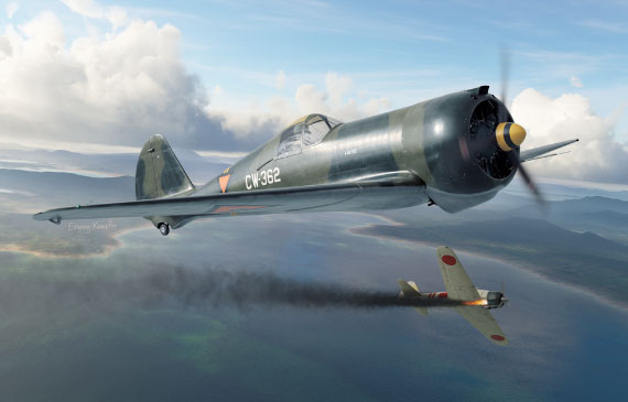 1/48 カーチス・ライト CW-21B迎撃機 プラモデル[DORA WINGS]《在庫切れ》