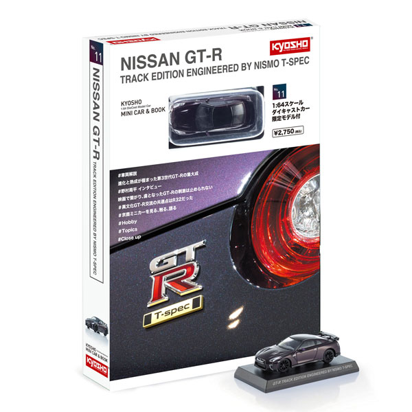 KYOSHO MINI CAR ＆ BOOK 1/64 日産 GT-R トラックエディション