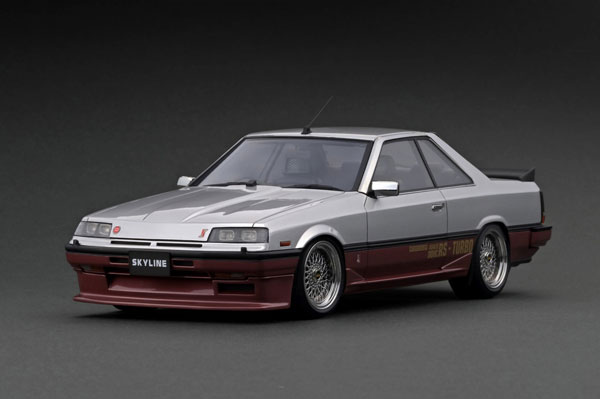 1/18 Nissan Skyline 2000 RS-X Turbo-C (R30) Silver/Red[イグニッションモデル]