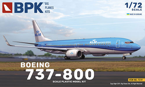 1/72 ボーイング737-800 KMLオランダ航空 プラモデル[ビッグ 1/72 ボーイング737-800 KMLオランダ航空 プラモデル[ビッグ
