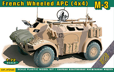 1/72 仏・パナールM3VTT装輪兵員輸送車 プラモデル[ACE]《在庫切れ》