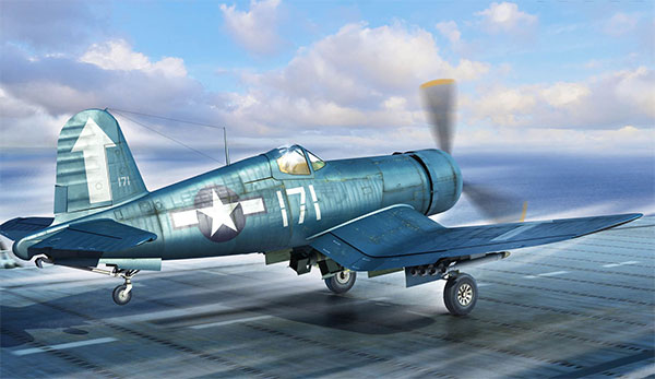1/48 エアクラフトシリーズ F4U-1D コルセア プラモデル[ホビーボス]《在庫切れ》