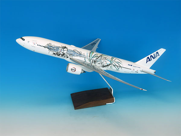 1/100 BOEING 777-200ER JA745A 鬼滅の刃じぇっと参 デスクトップ