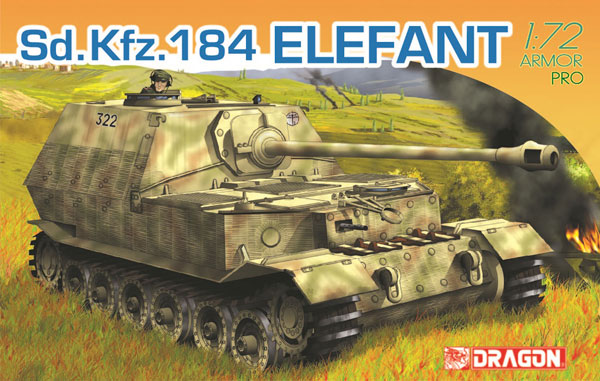 1/72 WW.II ドイツ軍 Sd.Kfz.184エレファント 重駆逐戦車 プラモデル