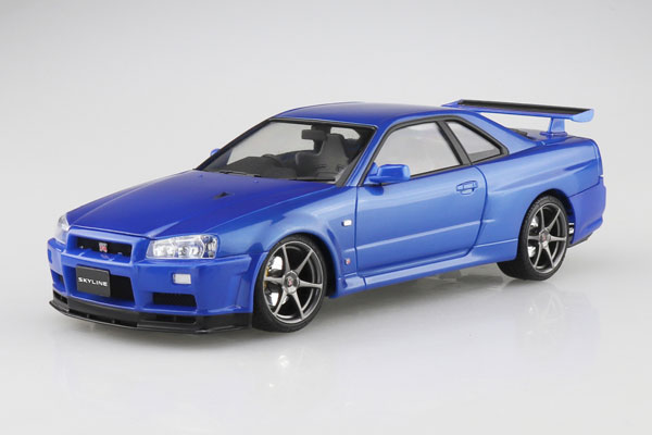 1/24 プリペイントモデル No.03-A ニッサン BNR34 スカイライン GT-R V