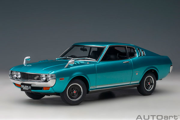 1/18 トヨタ セリカ リフトバック 2000GT (RA25) 1973 (ターコイズ