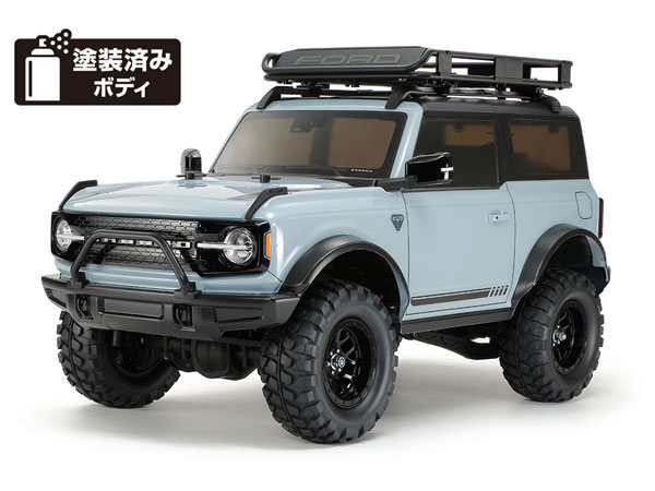1/10電動RCカー フォード ブロンコ 2021 塗装済みブルーグレイボディ (CC-02シャーシ) [RC特別企画][タミヤ]《在庫切れ》