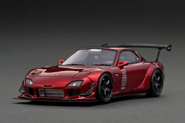 イグニッションモデル IG3022 1/43 FEED Afflux GT3 IG2962 1/18 FEED Afflux GT3 (FD3S) Blue Metallic With Engine