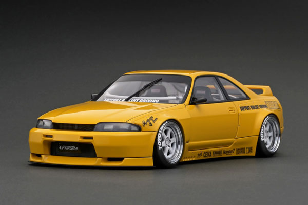 1/18 PANDEM GT-R (BCNR33) Yellow[イグニッションモデル]【送料無料