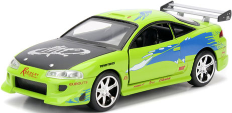 1/32 ブライアン ミツビシ エクリプス グリーン/グラフィックス[Jada Toys]《１１月予約》