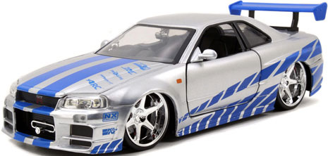 1/24 ブライアン 2002 ニッサン スカイライン GT-R (R34) シルバー