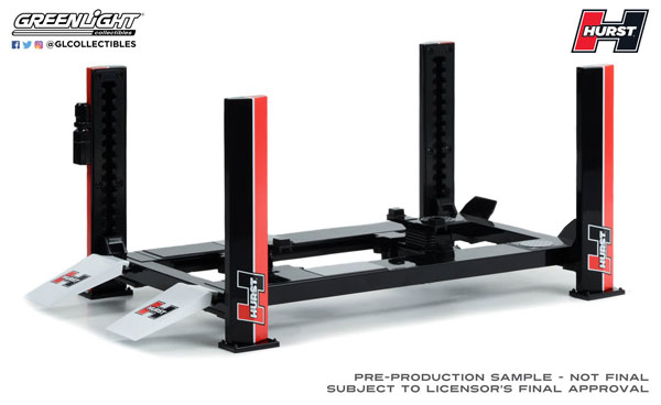 GreenLightグリーンライト/4Post Lift リフト 1/18 グリーンライト 1/18 4ポストリフト NOS (Nitrous Oxide Systems)