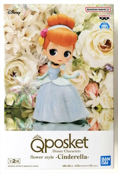 【中古】(本体A/箱B)Q posket Disney Characters flower style -Cinderella- A (プライズ)[BANDAI SPIRITS]《発売済・在庫品》
