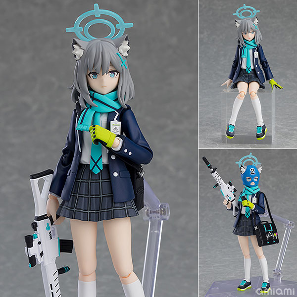 【中古】【特典】figma ブルーアーカイブ -Blue Archive- 砂狼シロコ (GOODSMILE ONLINE SHOP限定)[マックスファクトリー]