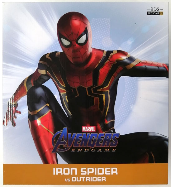 アベンジャーズ エンドゲーム/ アイアンスパイダーvsアウトライダー スタチュー アベンジャーズ/エンドゲーム アイアン・スパイダー vs アウトライダー