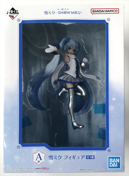 【中古】一番くじ 雪ミク ～SNOW MIKU～ A賞 雪ミク フィギュア (プライズ)[BANDAI SPIRITS]