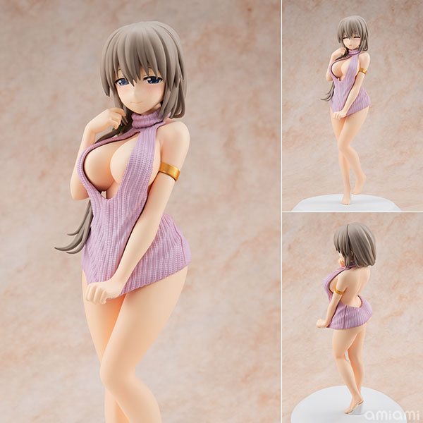 中古】(本体A/箱B)【特典】KDcolle「宇崎ちゃんは遊びたい！ω」 宇崎月 -SUGOIニットver.- 1/7 完成品フィギュア [KADOKAWA]《発売済・在庫品》