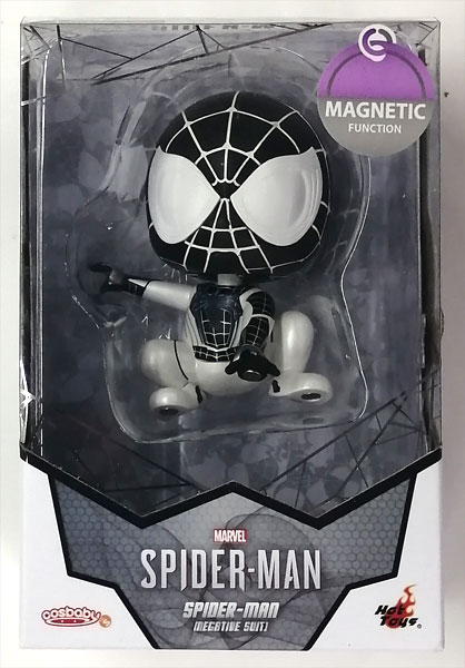 【中古】[コスベイビー] 『Marvel′s Spider-Man』[サイズS]スパイダーマン(ネガティブ・スーツ版)(スパイダーマン エクスクルーシブ・ストア ジャパンツアー限定)[ホットトイズ]