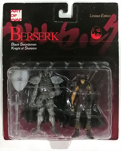 送料無料 日本 ベルセルク Black Limited Skeleton of Knight ＆ Swordsman アニメ/ゲーム