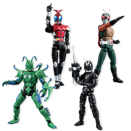 【中古】SHODO 仮面ライダーVS5 ノーマル5種+シークレット全2種セット[バンダイ]