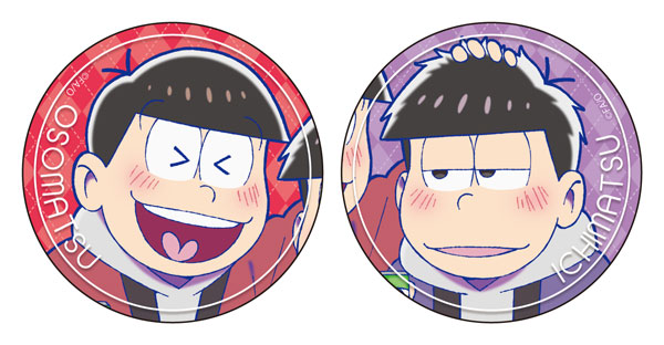 おそ松さん 描き下ろし おそ松＆一松(冬) 缶バッジセット[エムズ