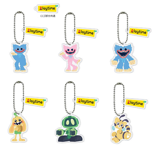 Poppy Playtime トレーディングアクリルキーホルダー 6個入りBOX