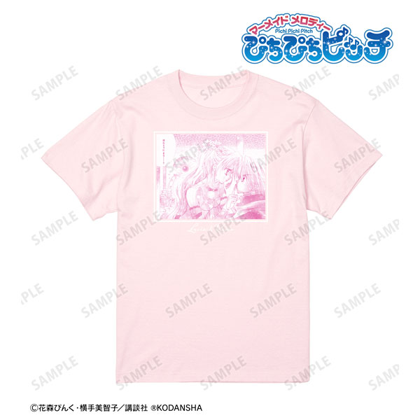 ぴちぴちピッチ 七海るちあ＆堂本海斗 原作コマ Tシャツ ver.B メンズ S[アルマビアンカ]《在庫切れ》