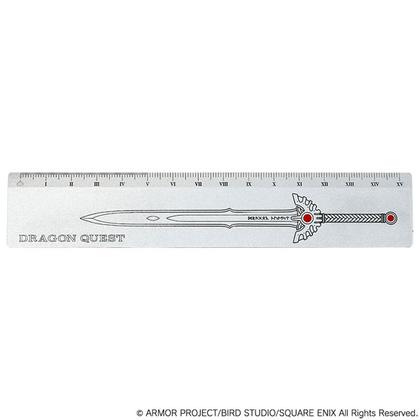 ドラゴンクエスト メタル定規〈15センチ〉 ロトの剣[スクウェア・エニックス]