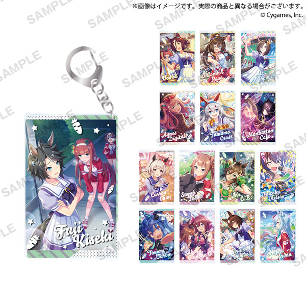 キーホルダー　全15種セット 「ウマ娘 プリティーダービー キャラリウムアクリルキーホルダー vol.2」 ウマ娘 プリティーダービー キャラリウムアクリルキーホルダー