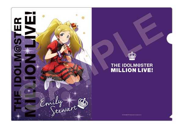 アイドルマスター ミリオンライブ！ A4クリアファイル エミリー スチュアート プロローグ・ルージュver.[Gift]
