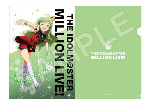 アイドルマスター ミリオンライブ！ A4クリアファイル 島原エレナ プロローグ・ルージュver.[Gift]
